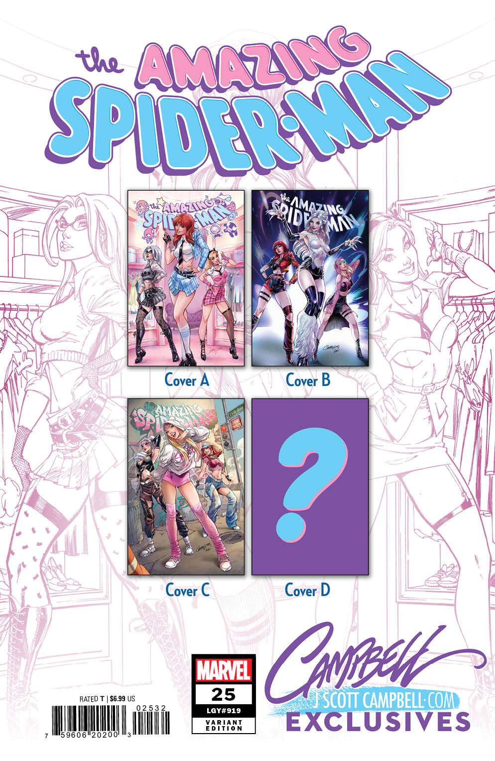 Amazing Spider-Man #25 JSC Artist EXCLUSIVE Cover D (2023) - Image 2