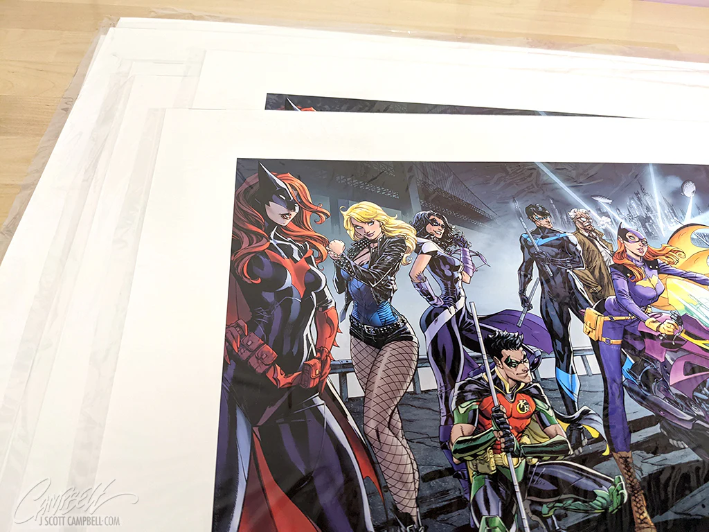 Batman #50 SIDESHOW Fine Art Giclée AP Print (38 x 15) - Image 3