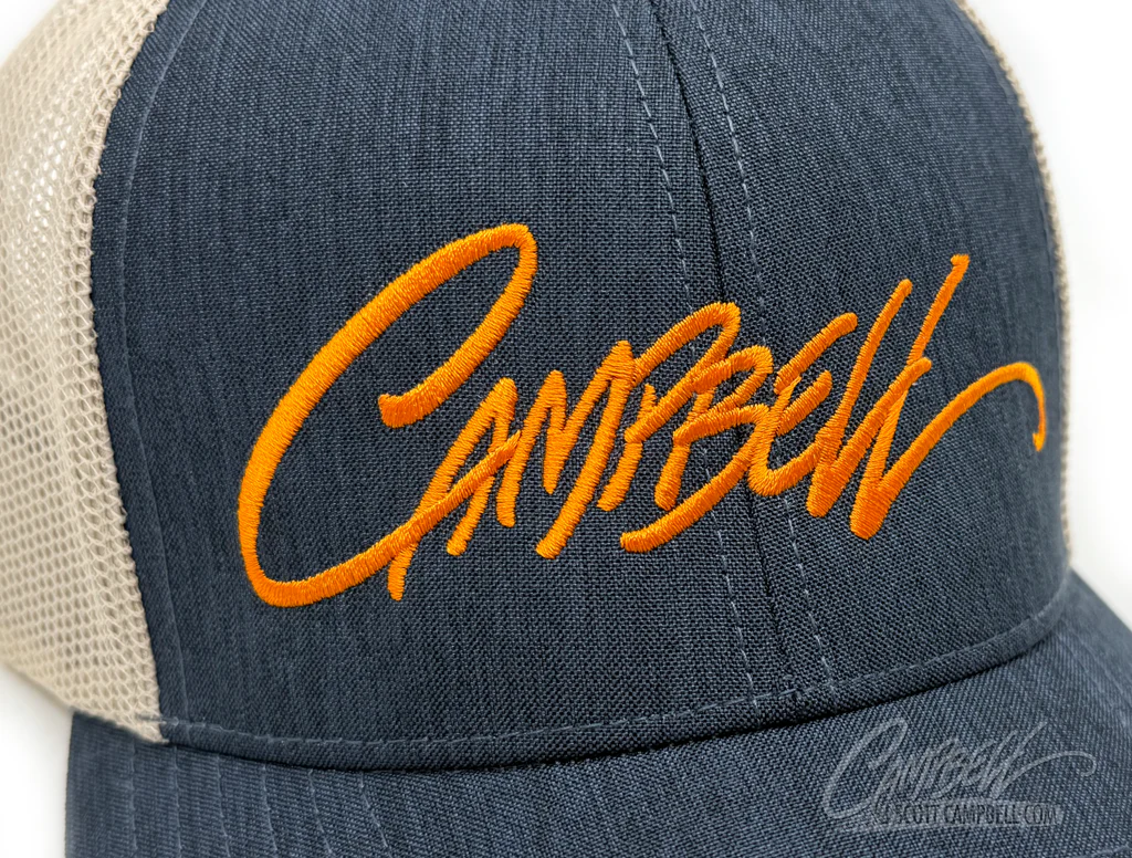 Campbell 2022 Baseball Cap Denim/Tan/Copper (2022) - Image 2