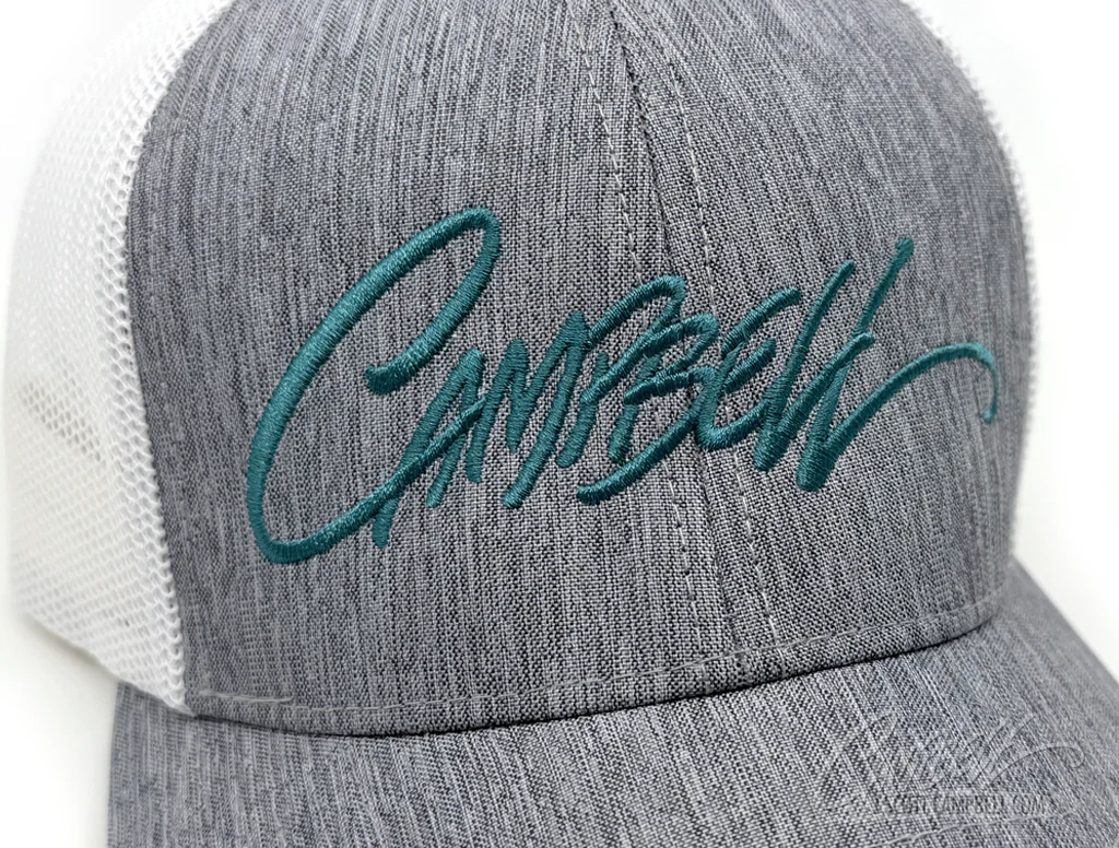 Campbell 2022 Baseball Cap Gray/White/Green (2022) - Image 2