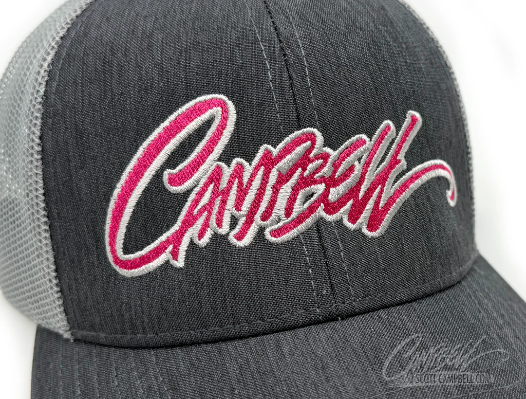 Campbell 2024 Baseball Cap Denim/Magenta (2024) - Image 2