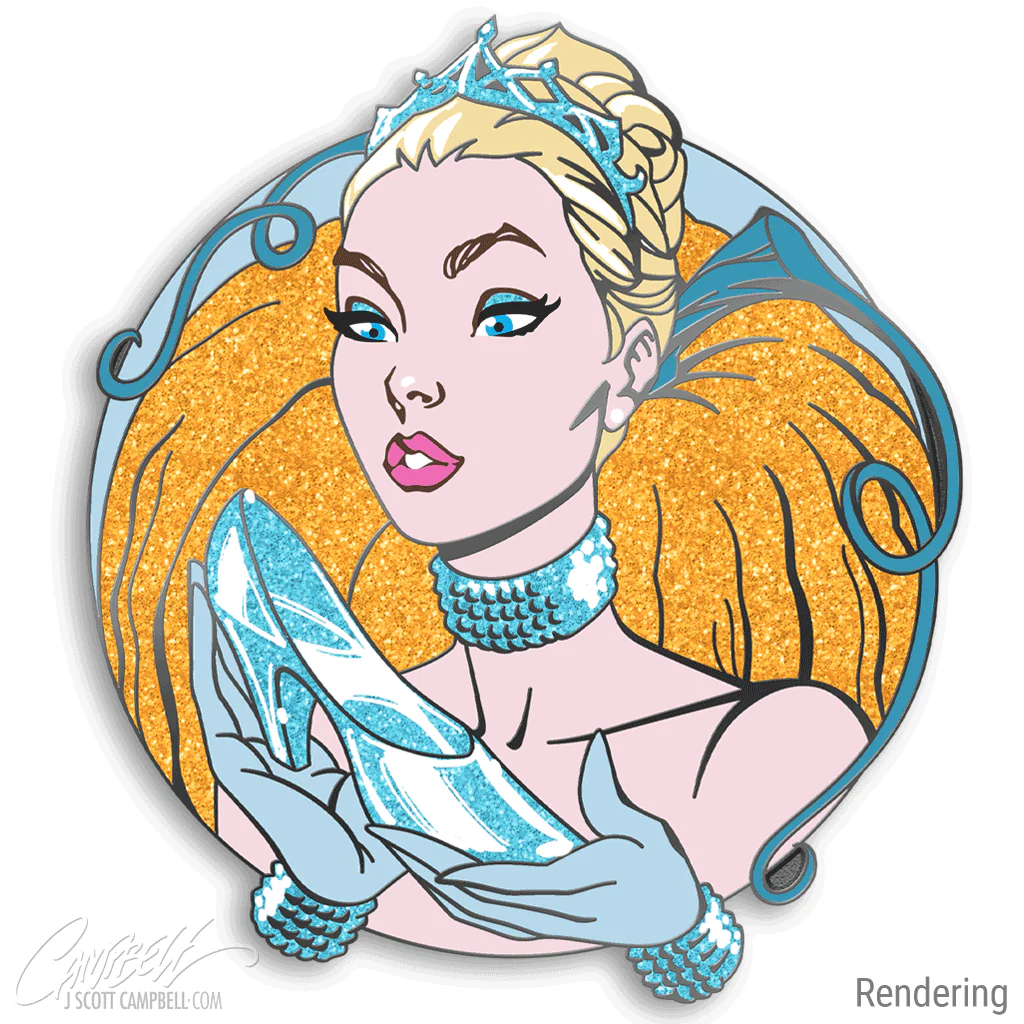 FTF 2023 First Edition Pins, Full Set (9) J. Scott Campbell - Image 5