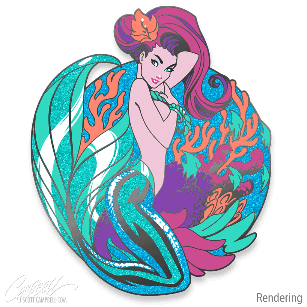 FTF 2023 First Edition Pins, Full Set (9) J. Scott Campbell - Image 6