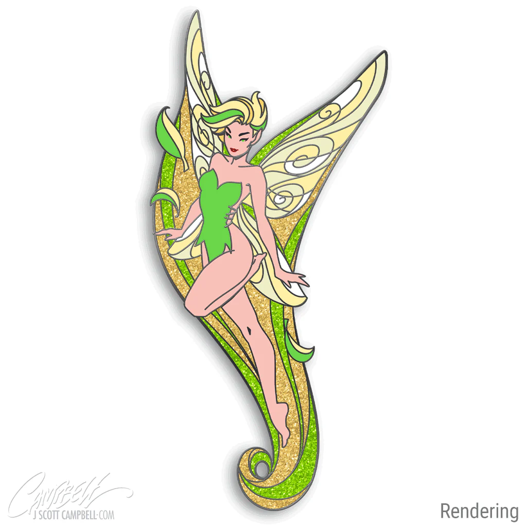 FTF 2023 First Edition Pins, Full Set (9) J. Scott Campbell - Image 8