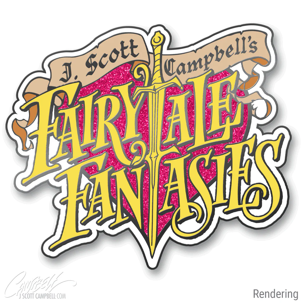 FTF 2023 First Edition Pins, Full Set (9) J. Scott Campbell - Image 9