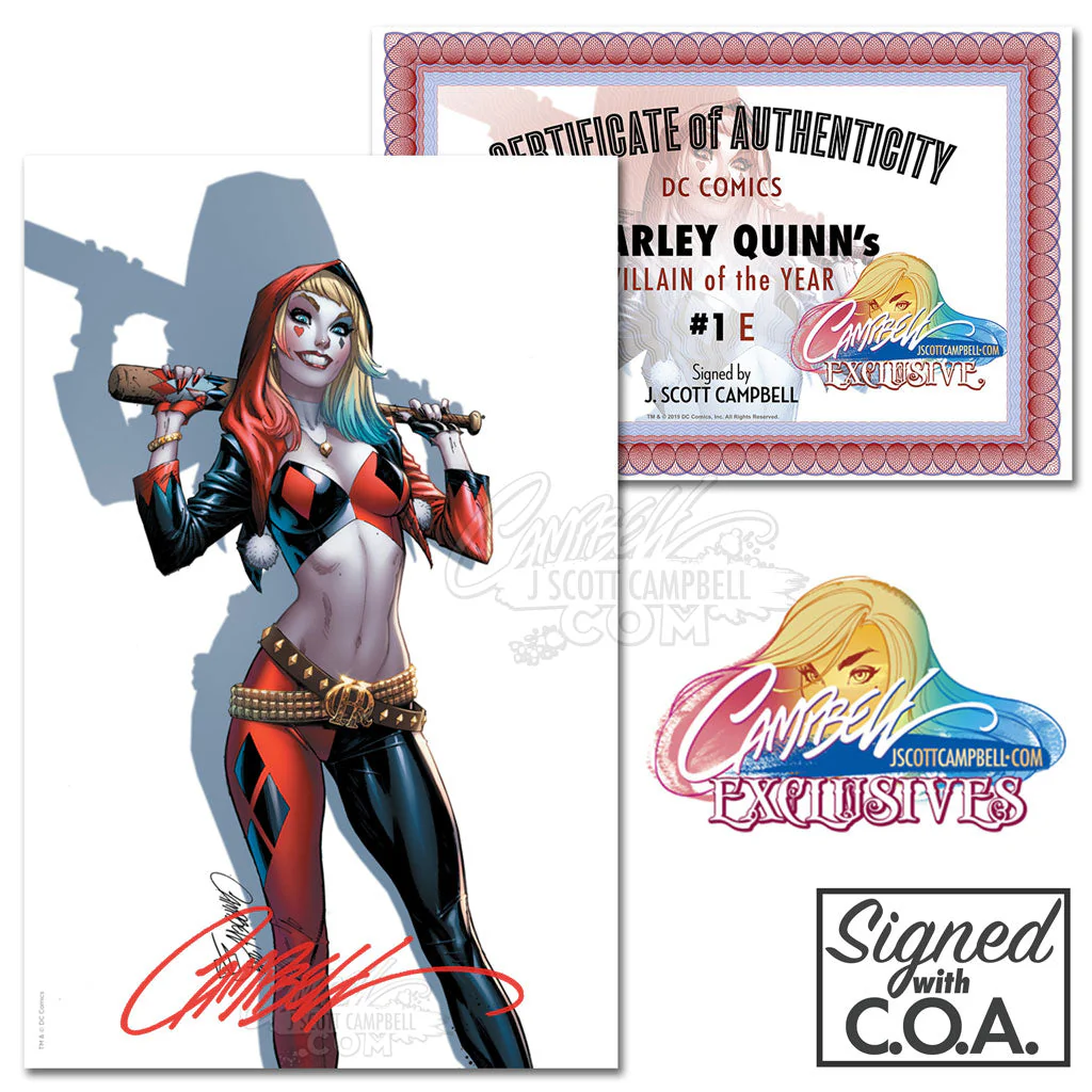 Harley Quinn's Villain of the Year #1 JSC EXCLUSIVE Cover E - Image 2