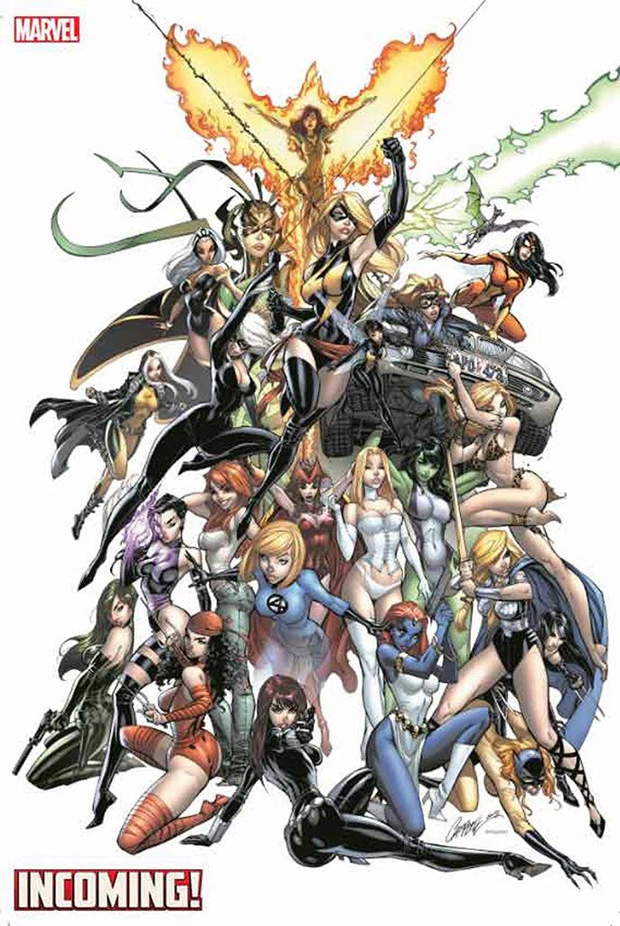 Incoming #1 INCENTIVE 1:100 Wraparound HIDDEN GEM J. Scott Campbell (2019) GREEN - Image 4