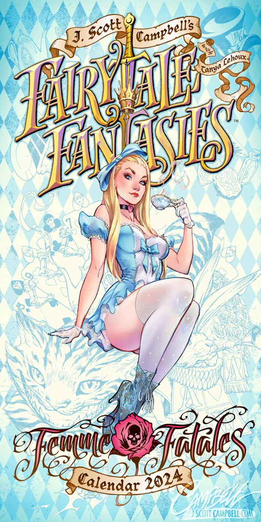 JSC's FairyTale Fantasies Calendars 2024 - Dual Signatures - Image 2