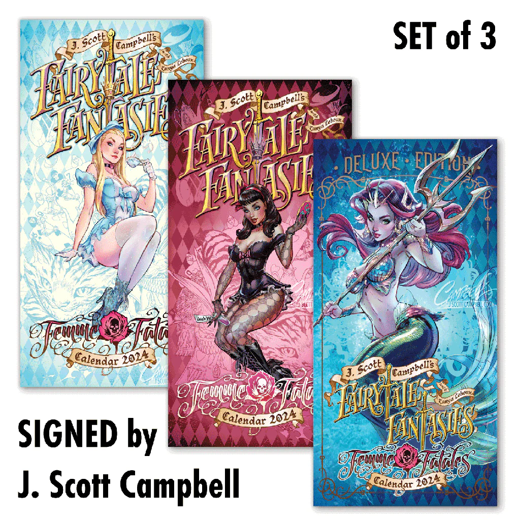 JSC's FairyTale Fantasies Calendars 2024 - Dual Signatures - Image 20