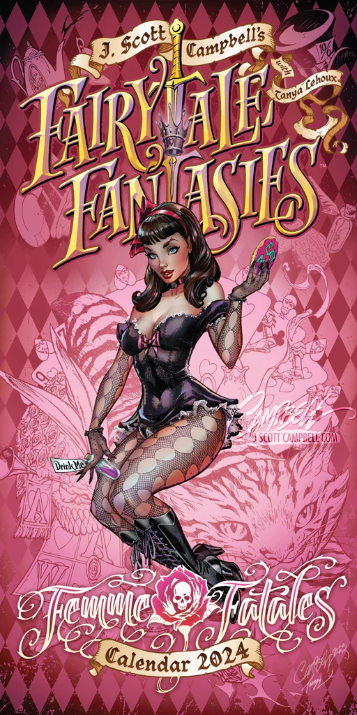 JSC's FairyTale Fantasies Calendars 2024 - Dual Signatures - Image 3