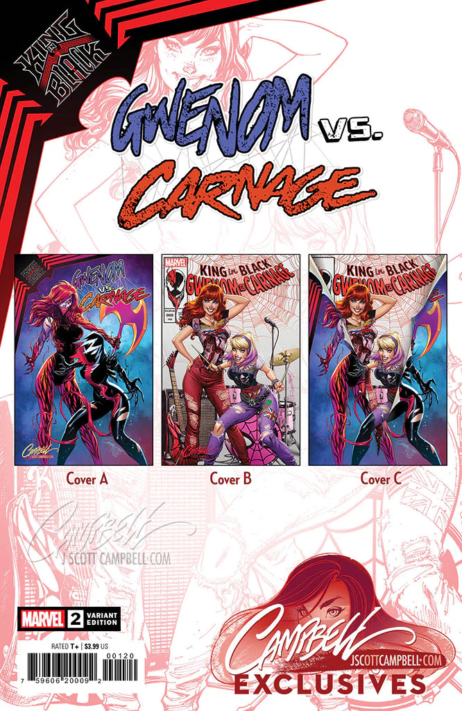 King in Black: Gwenom vs. Carnage #2 JSC EXCLUSIVE Cover A "Venomized" (2021) - Image 2