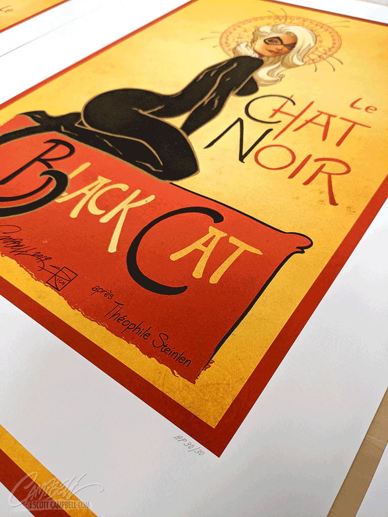 Le Chat Noir SIDESHOW Fine Art Giclée AP Print (18 x 24) - Image 3