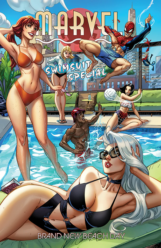 Marvel Swimsuit Special: Brand New Beach Day #1 [W] J. Scott Campbell Wraparound (2026) - Image 2