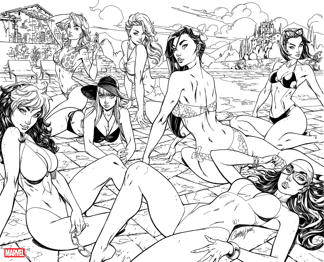 Marvel Swimsuit Special #1: FFR [G] JSC INCENTIVE 1:25 2nd Printing (2025) - Image 2