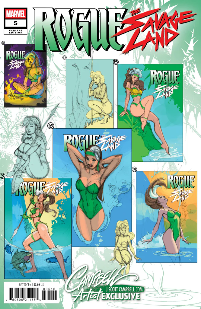 Rogue: The Savage Land #5 JSC [D] Artist EXCLUSIVE "Pond" (2025) - Image 2