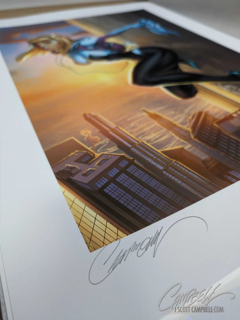 Spider-Gwen #1 SIDESHOW Fine Art Giclée AP Print (18x24) - Image 2