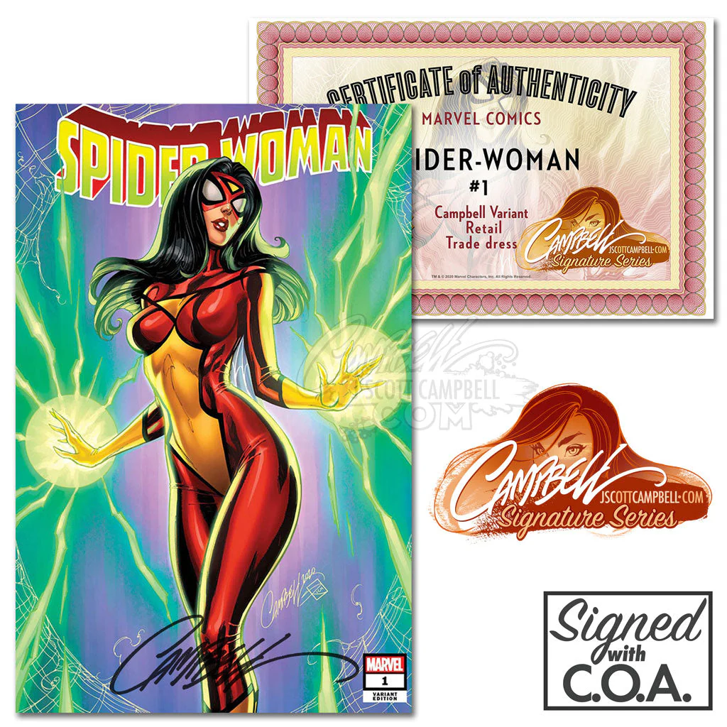 Spider-Woman #1 J. Scott Campbell Cover A Trade Dress - Image 2