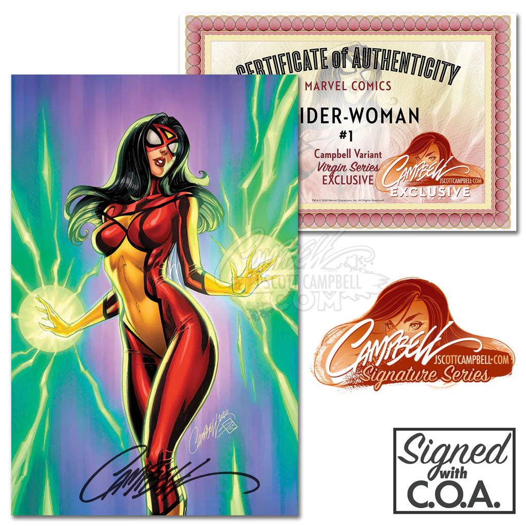 Spider-Woman #1 J. Scott Campbell Cover B JSC EXCLUSIVE (2020) - Image 3