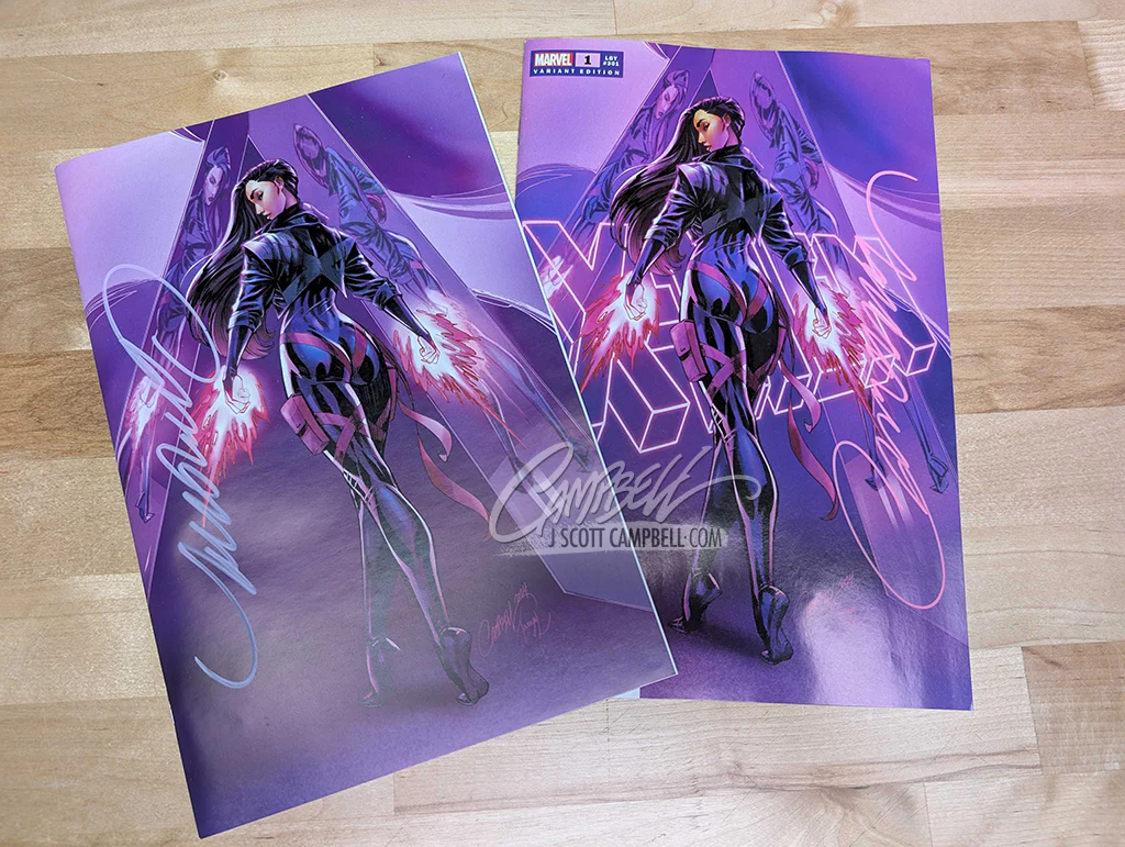 X-Men #1 "Psylocke" J. Scott Campbell (2024) - Image 3