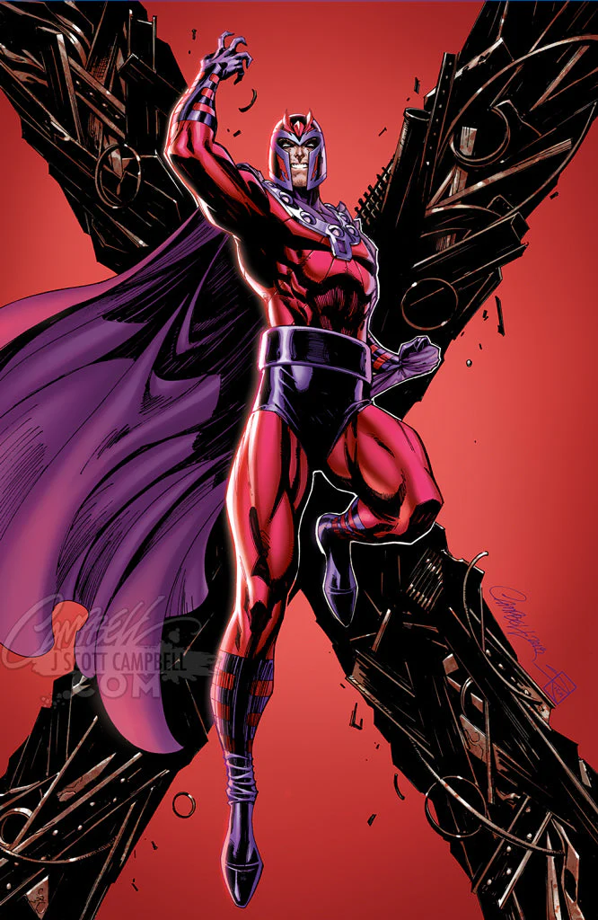 X-Men Black [A] Magneto #1 J. Scott Campbell Trade Dress (2018) - Image 2